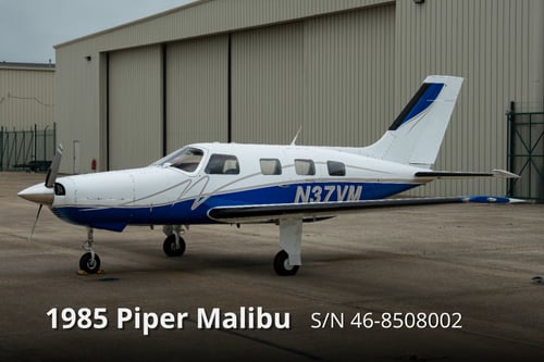 N37VM - 1985 Piper Malibu (1)